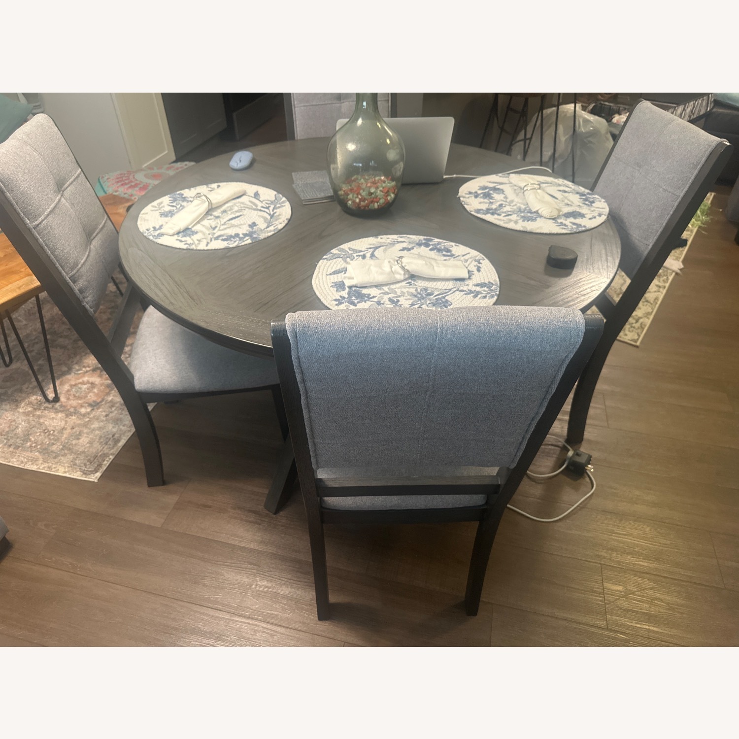 4 Chairs and Dining Table Set  - image-2