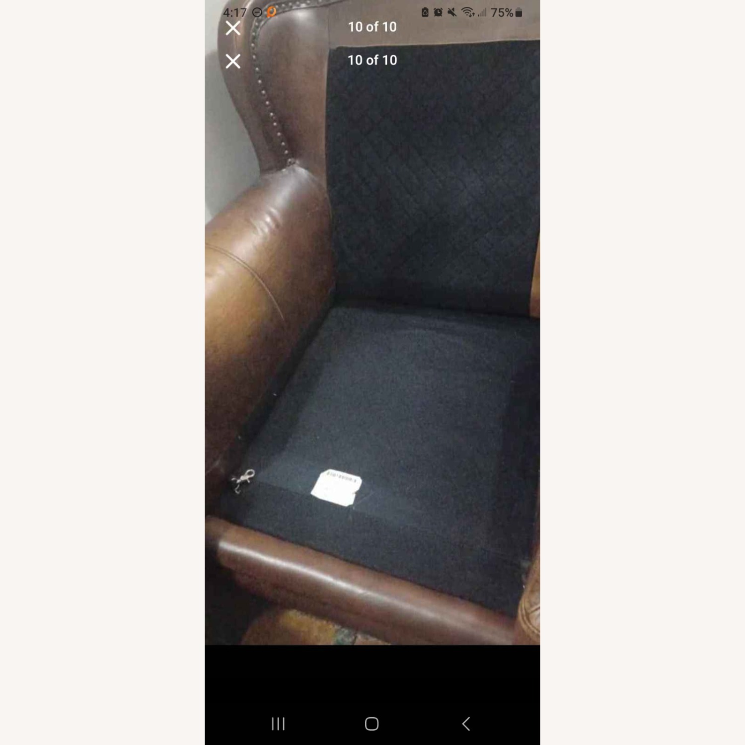 Dark Brown Loveseat - image-4