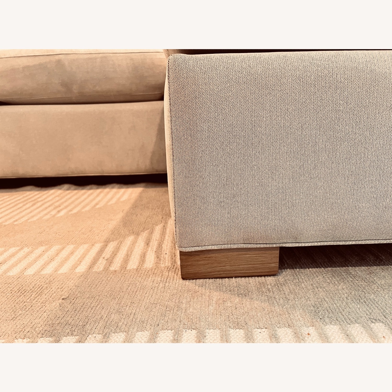 West Elm Harmony Dove Grey Sofa - image-3