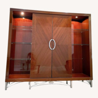 Dark Brown Lacquer Wall Unit