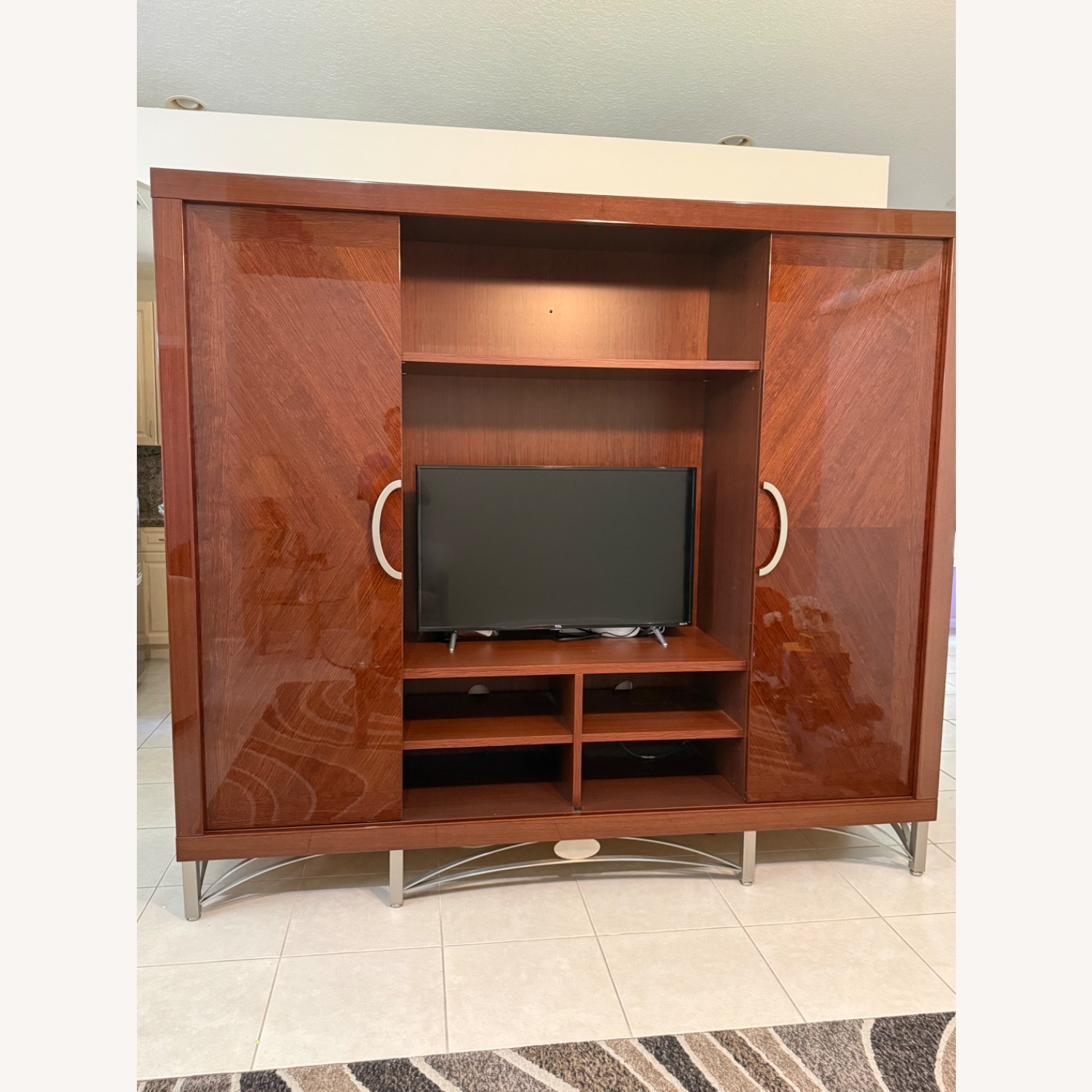 Dark Brown Lacquer Wall Unit - image-15