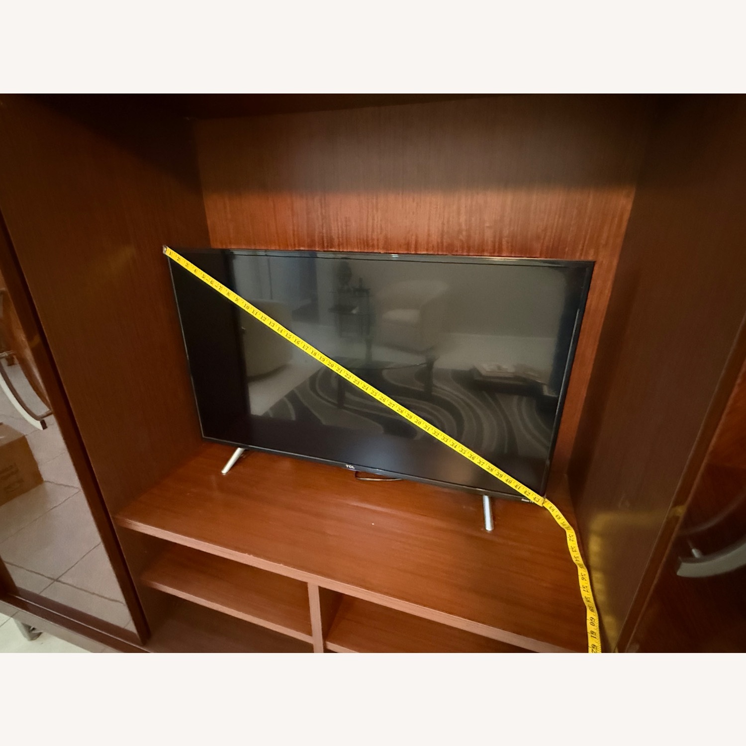 Dark Brown Lacquer Wall Unit - image-8