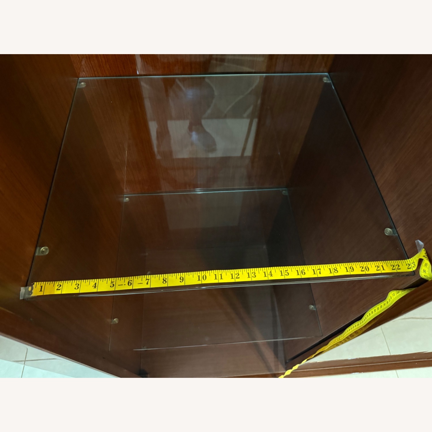Dark Brown Lacquer Wall Unit - image-9