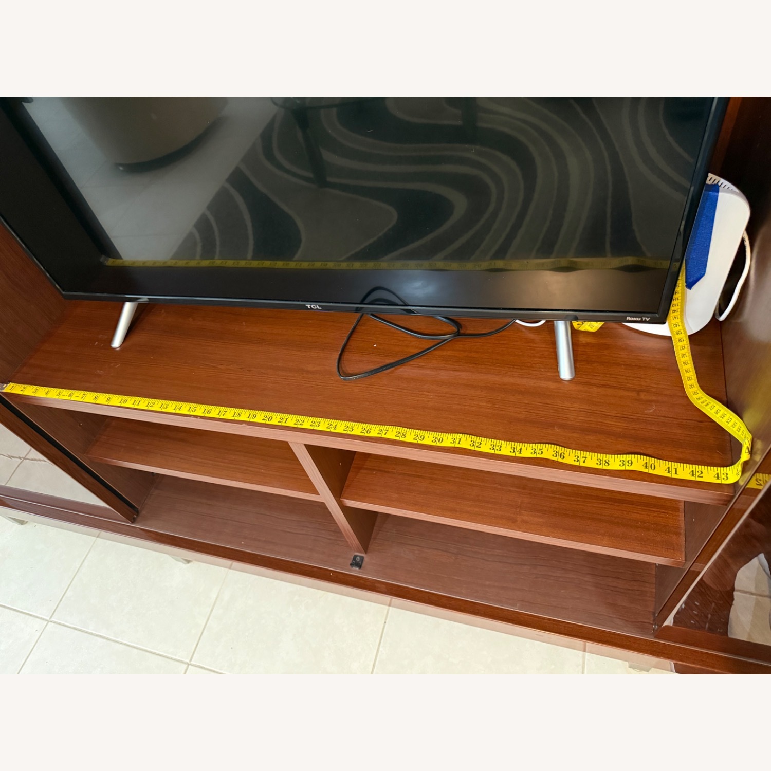 Dark Brown Lacquer Wall Unit - image-5
