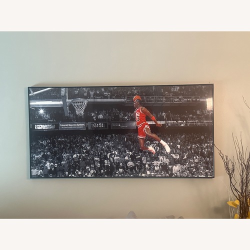 Used Contemporary Wall Decor Michael Jordan for sale on AptDeco
