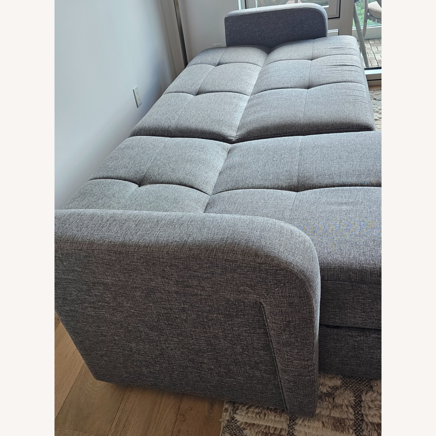 Sectional Sofa Bed with Storage - image-7
