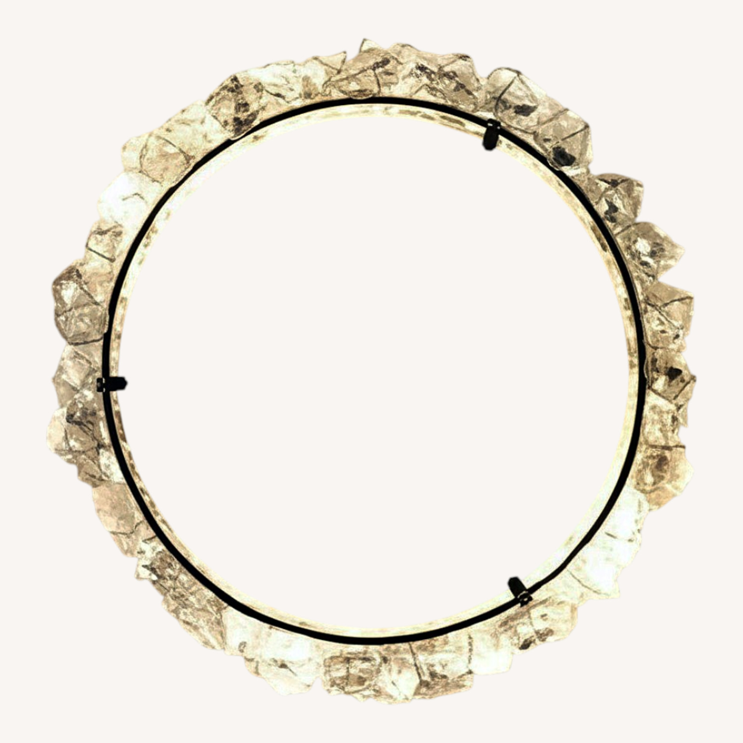 Rock Crystal Ceiling Lamp - image-0