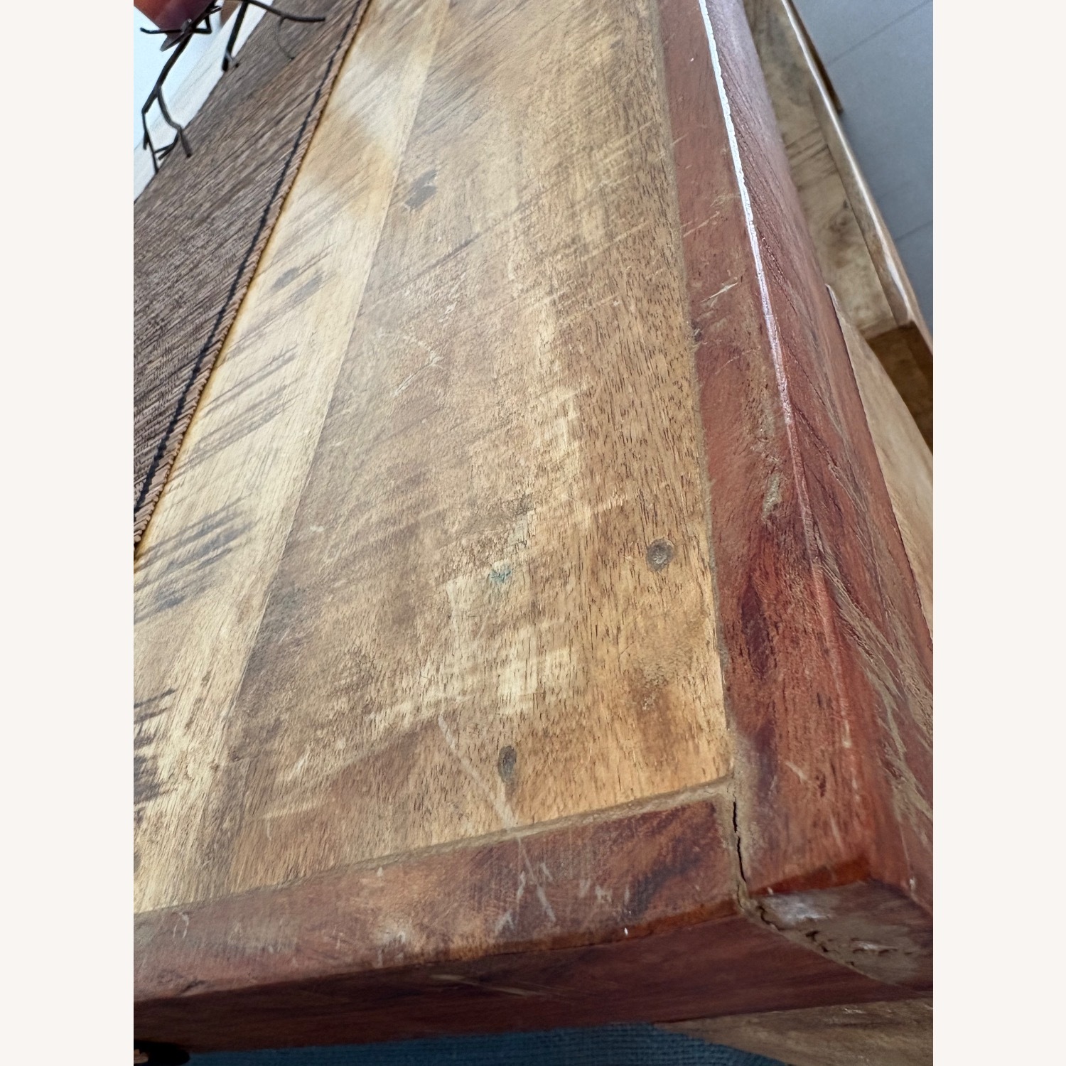 Natural Wood Dining Table - image-1