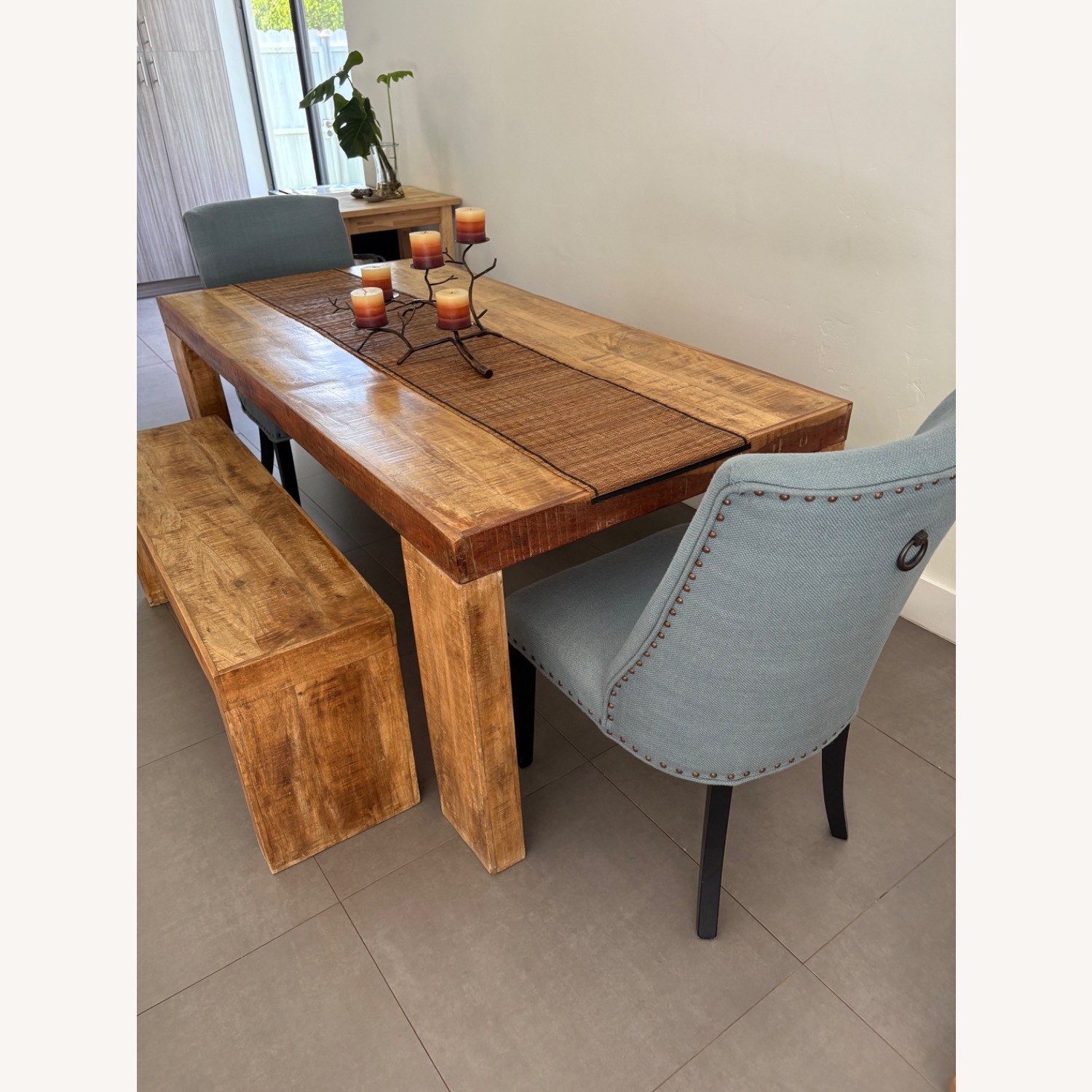 Natural Wood Dining Table - image-2