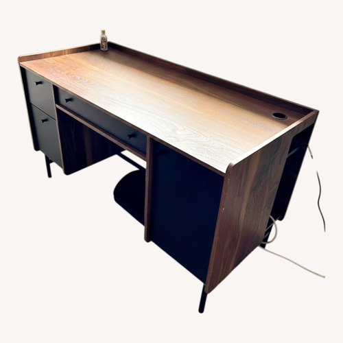 Used Dark Brown Desk for sale on AptDeco