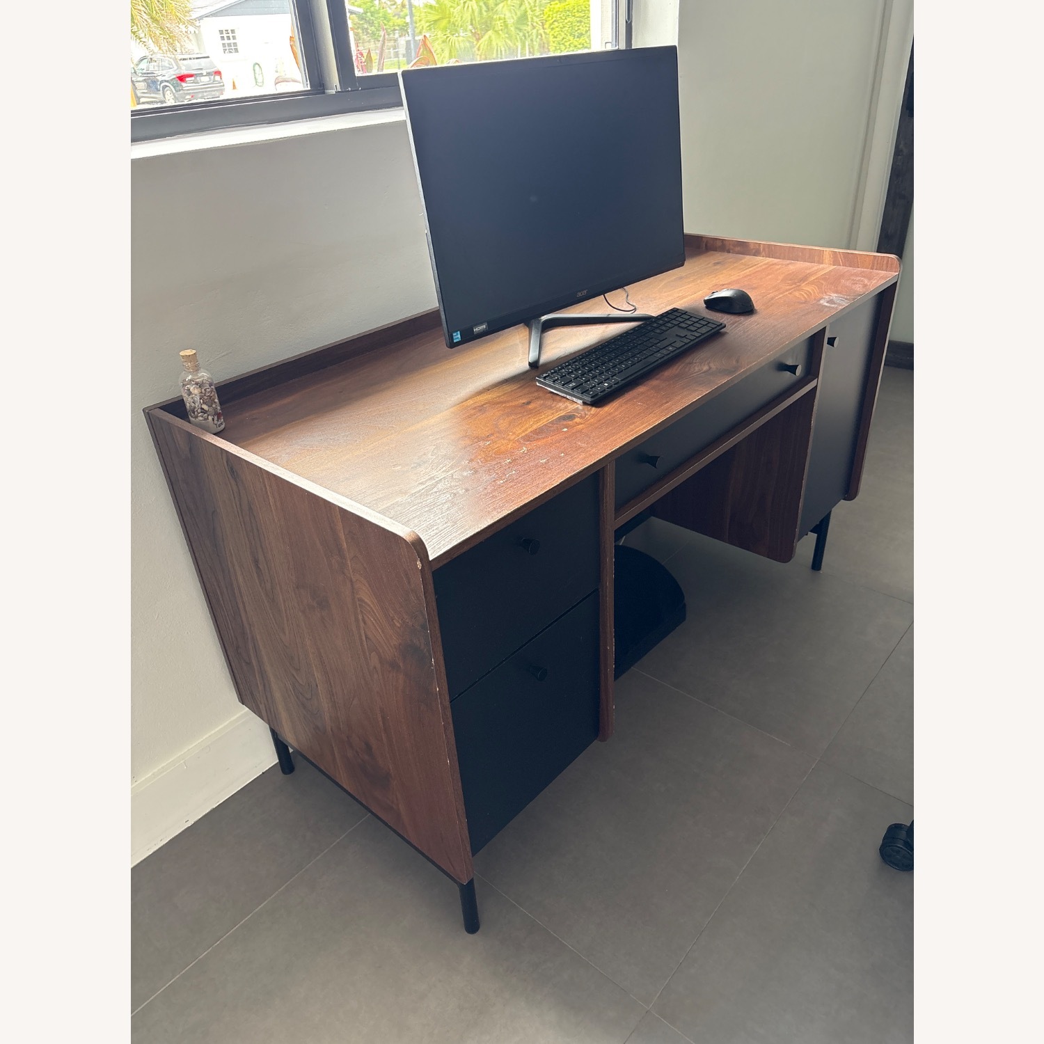 Dark Brown Desk - image-2