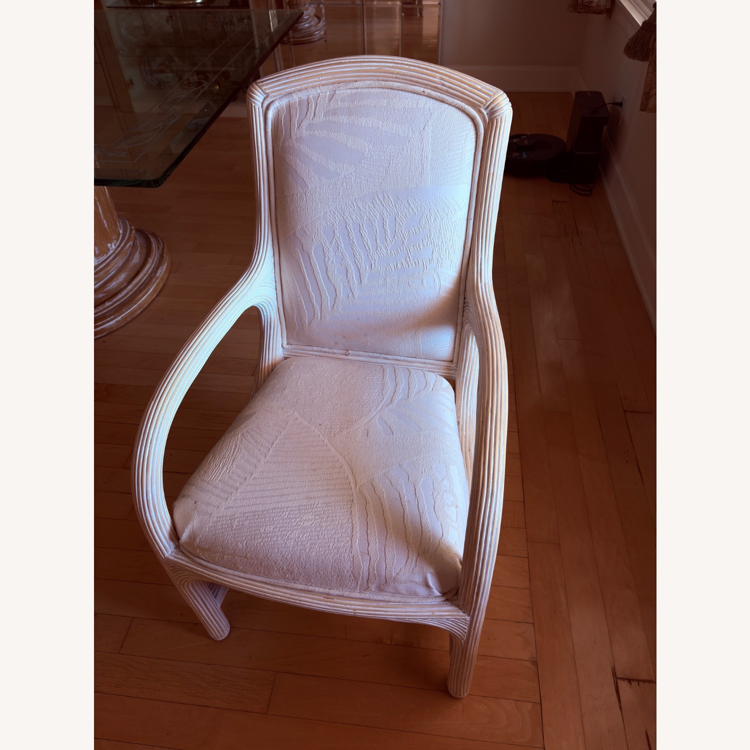 Large Glass Table W 9 Chairs - image-2