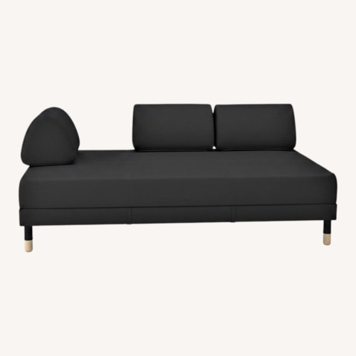 Used IKEA Flottebo Dark Gray Fabric Sleeper Sofa for sale on AptDeco