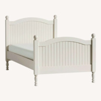 Pottery Barn Catalina White Wood Twin Bed