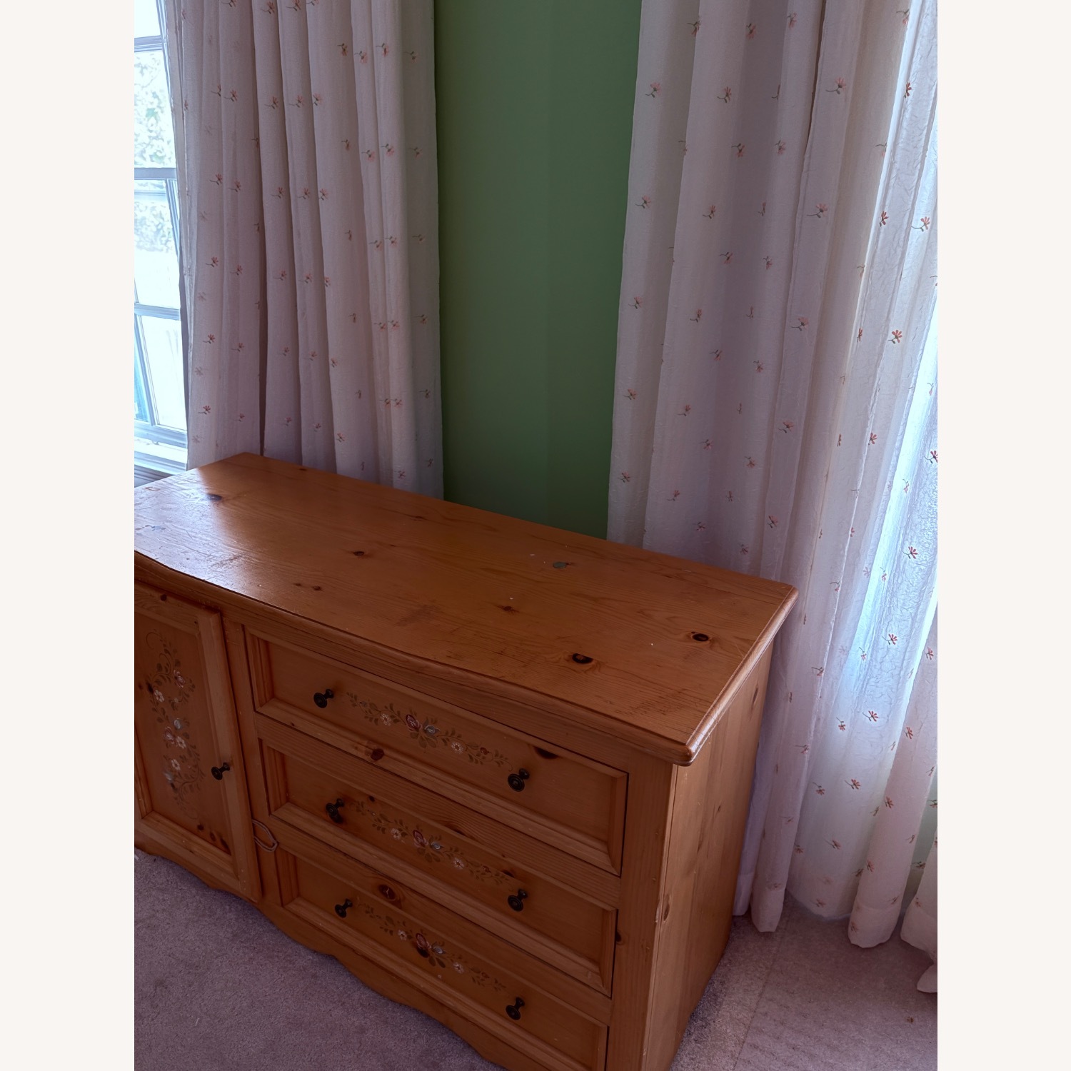 Vintage/Antique Natural Dresser - image-2