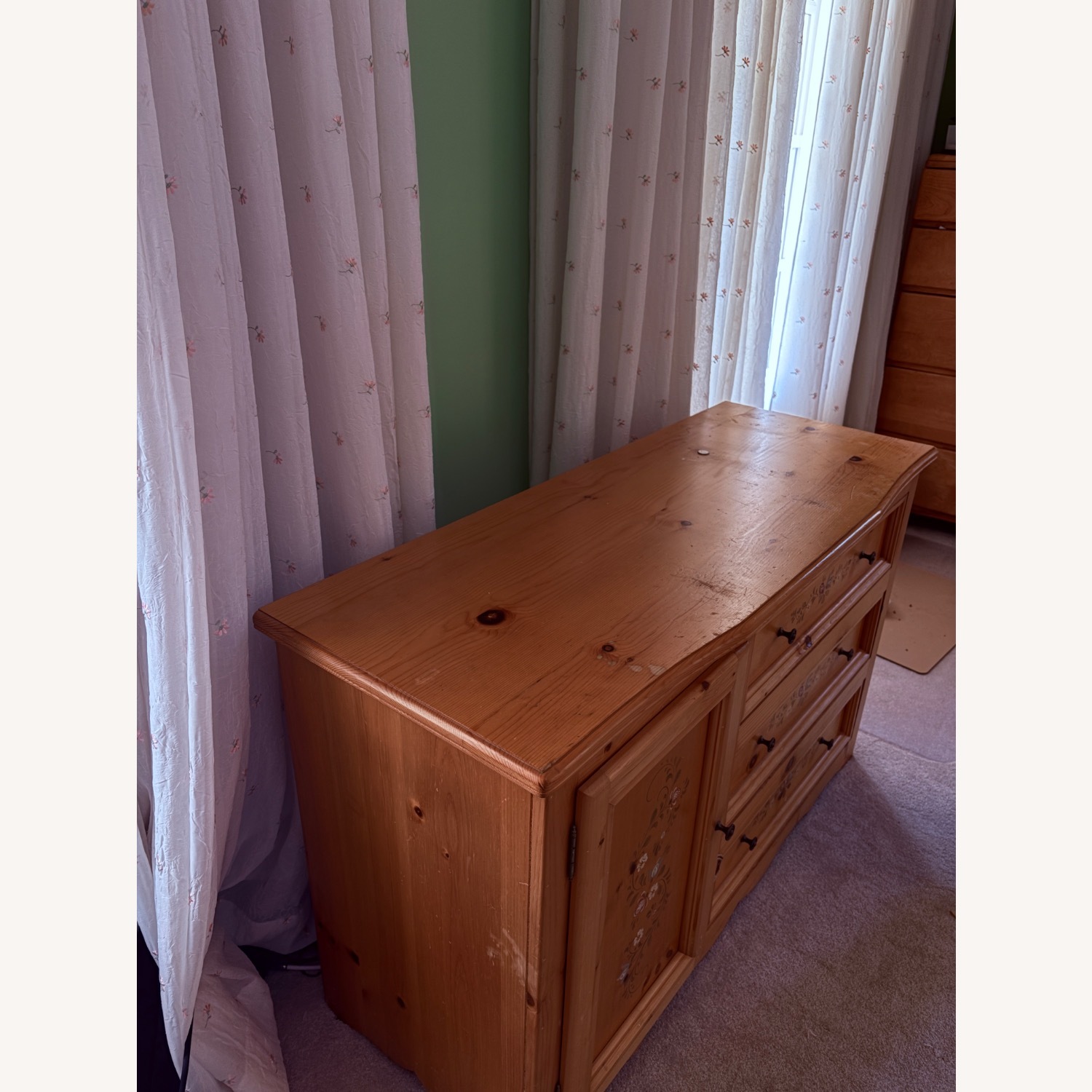 Vintage/Antique Natural Dresser - image-3