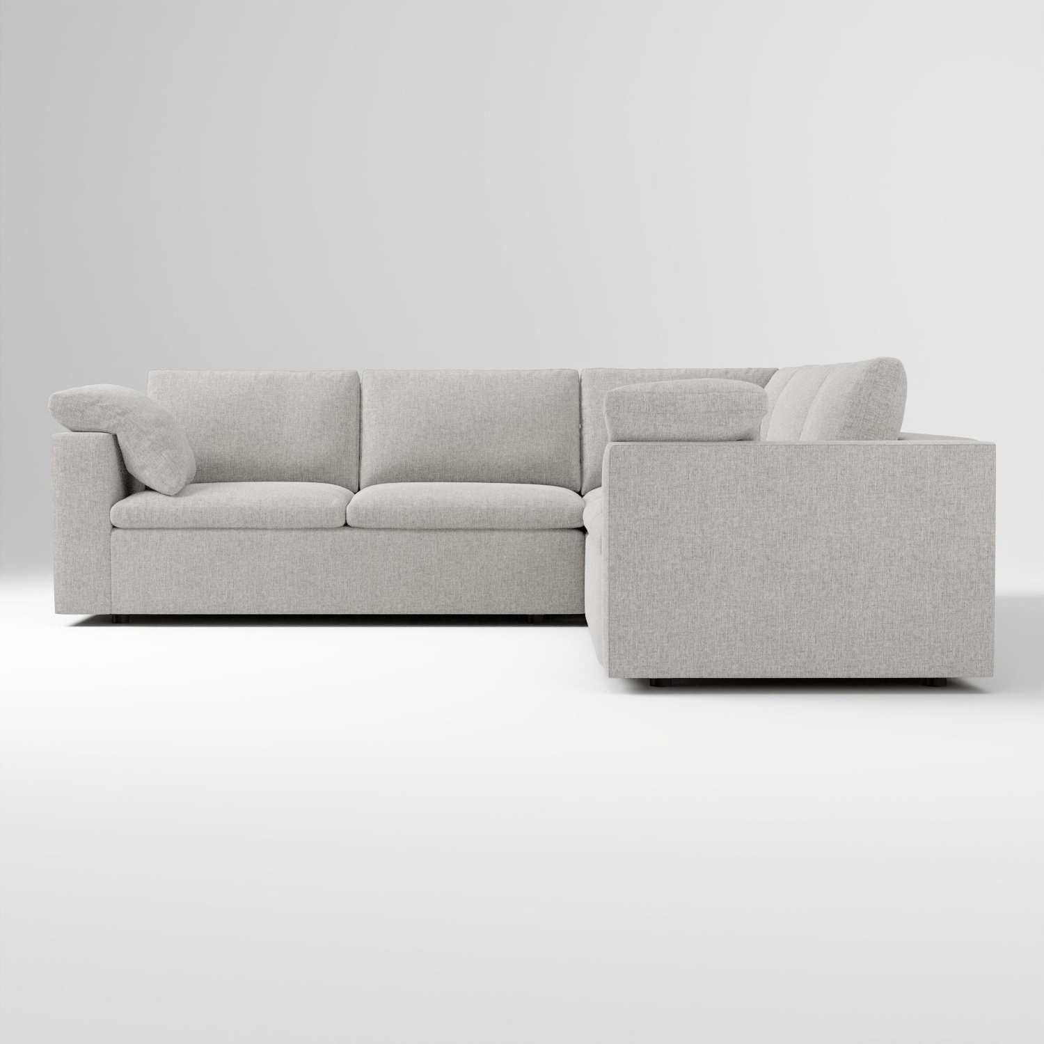 West Elm Harmony L Shape Sectional - image-4