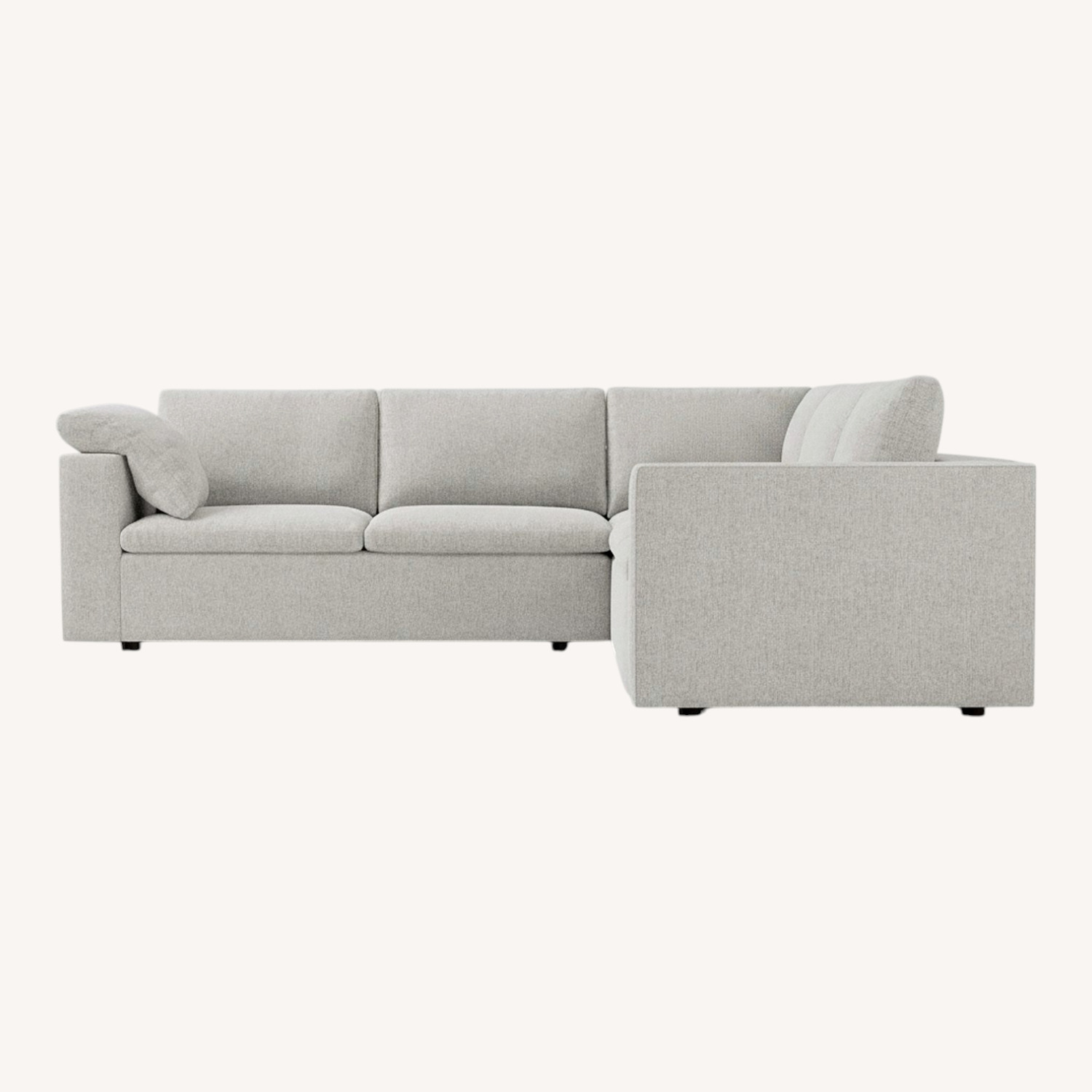 West Elm Harmony L Shape Sectional - image-0