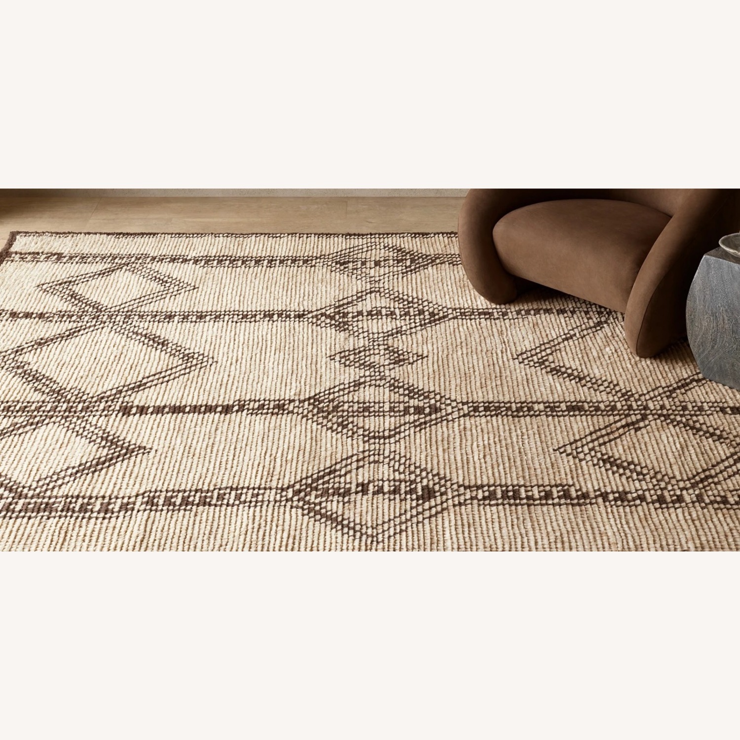 Restoration Hardware Area Rug 6X9 - image-1
