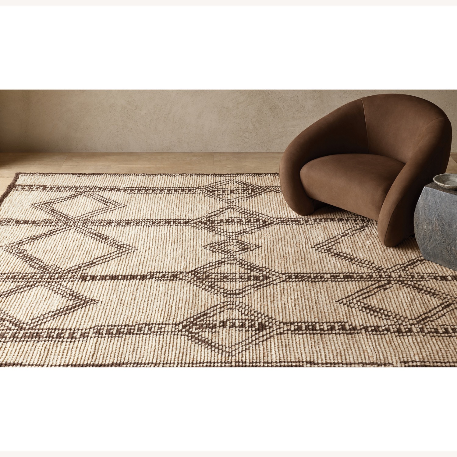 Restoration Hardware Area Rug 6X9 - image-2