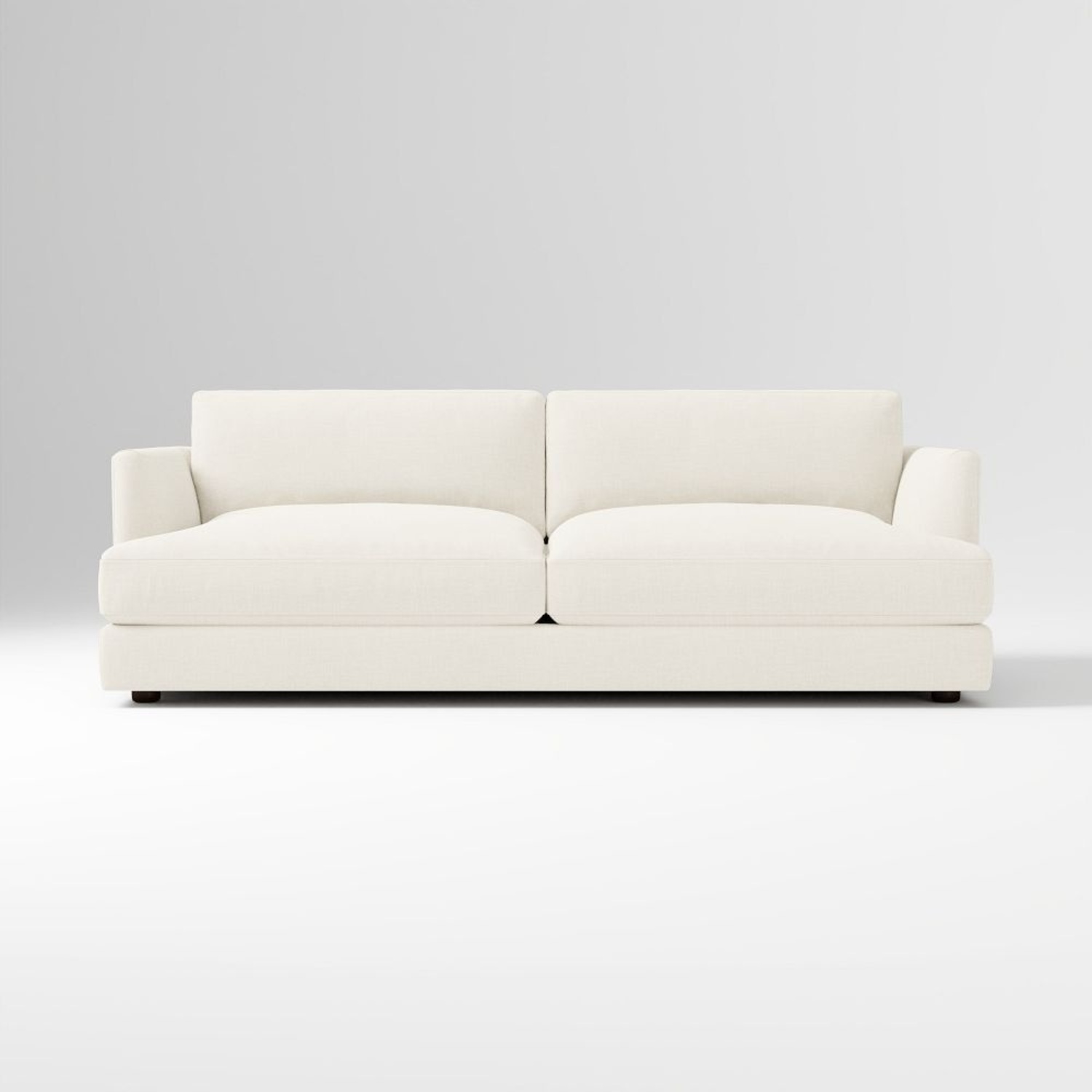 West Elm 84” Linen Weave Sofa in Alabaster - image-6