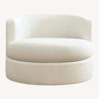 Pottery Barn White Accent Chair
