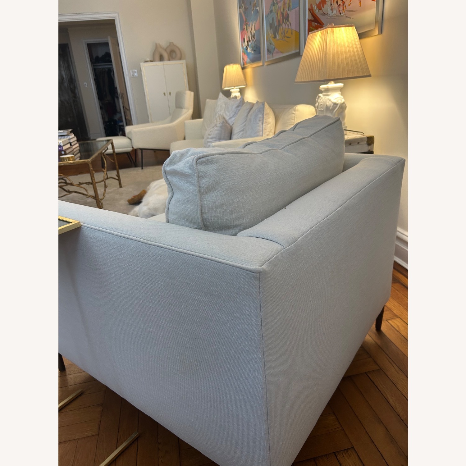 West Elm Loft Chair with Metal Legs - image-4
