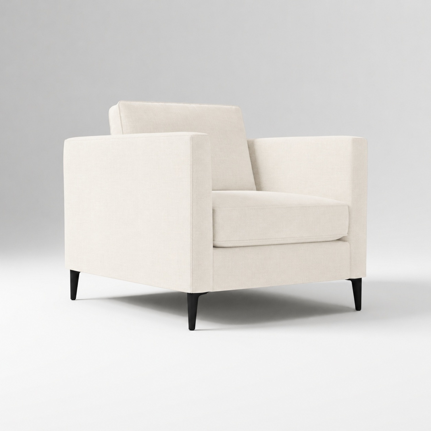 West Elm Loft Chair with Metal Legs - image-5
