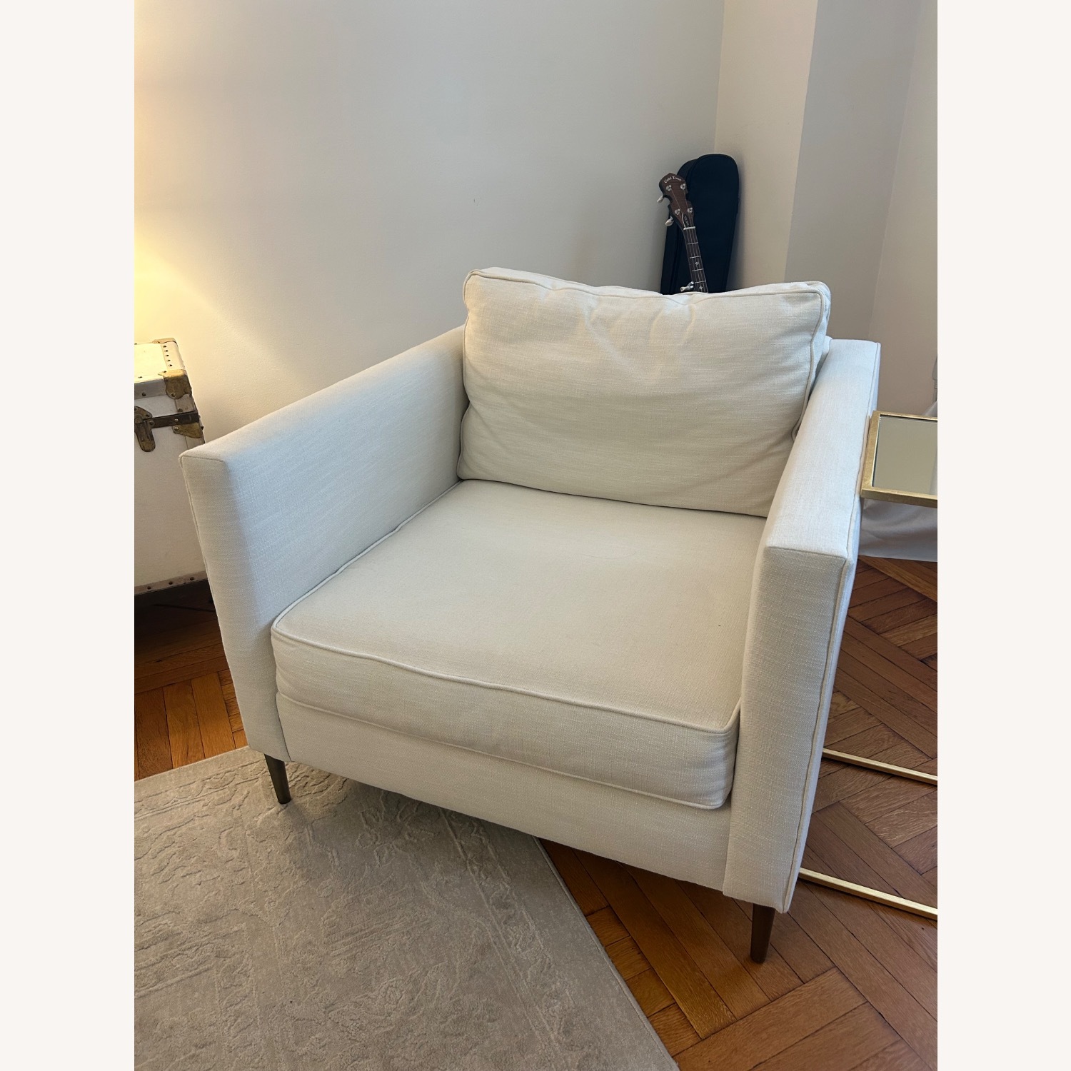 West Elm Loft Chair with Metal Legs - image-2