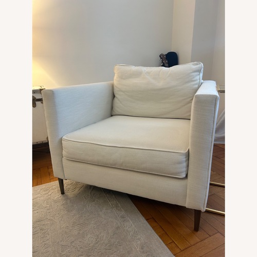 Used West Elm Loft Chair with Metal Legs for sale on AptDeco