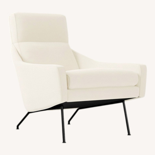 Used West Elm Austin Chair and Ottoman for sale on AptDeco