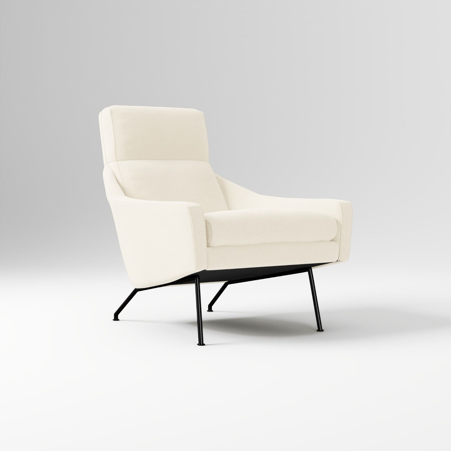 West Elm Austin Chair and Ottoman - image-6