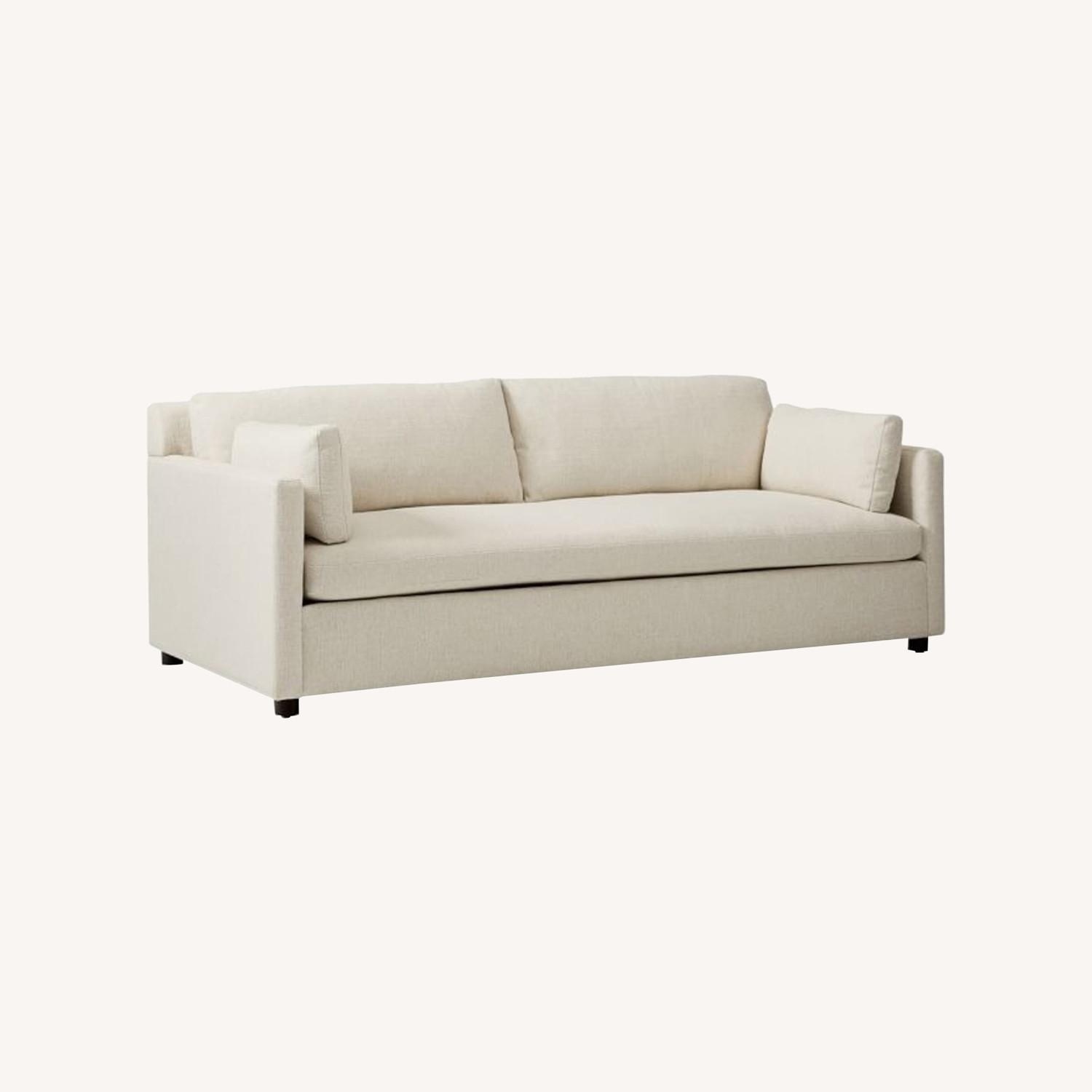 West Elm Marin Light Gray Fabric Sleeper Sofa - image-4