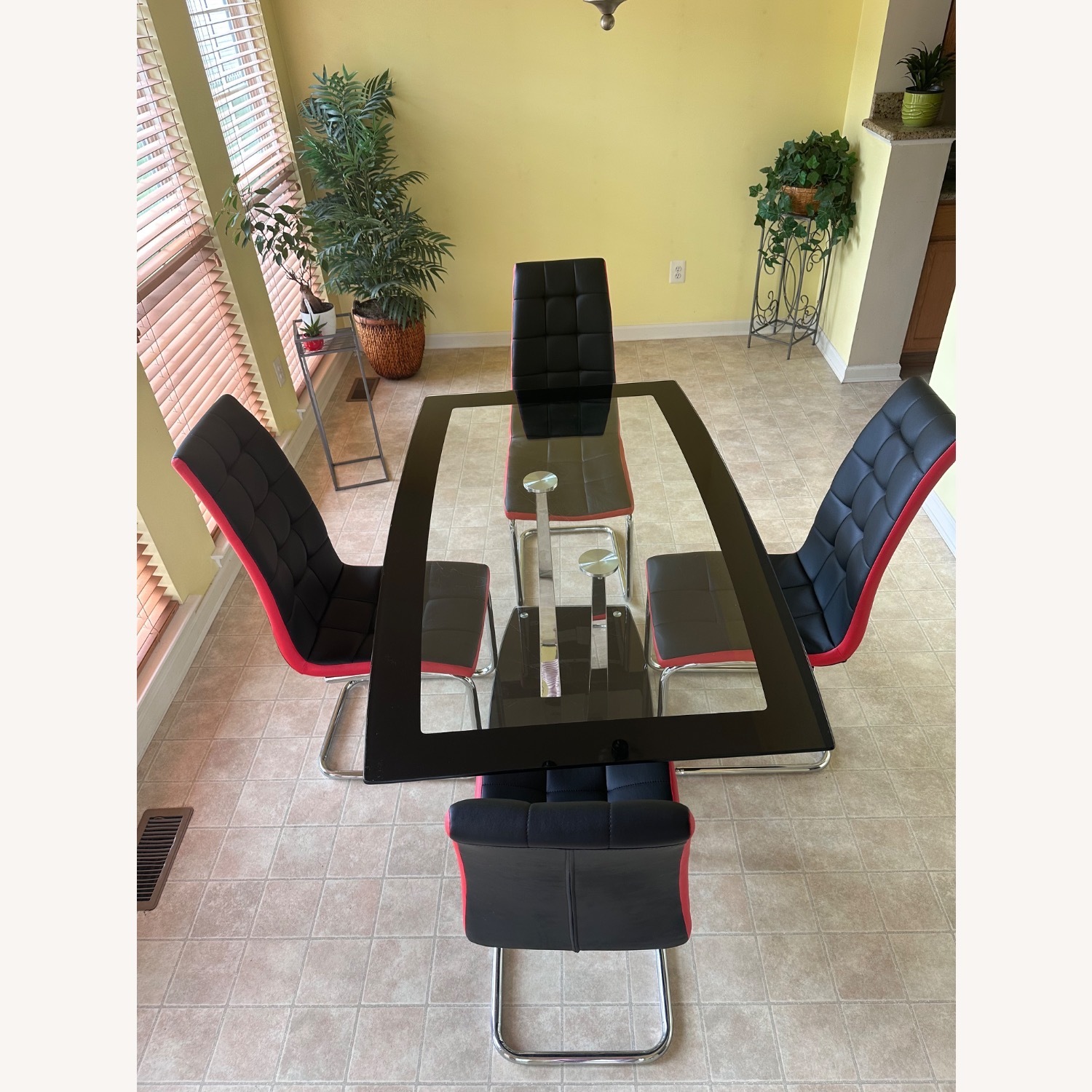 Global Furniture USA Red Glass Dining Sets - image-2