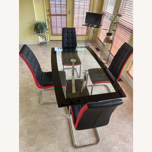 Used Global Furniture USA Red Glass Dining Sets for sale on AptDeco