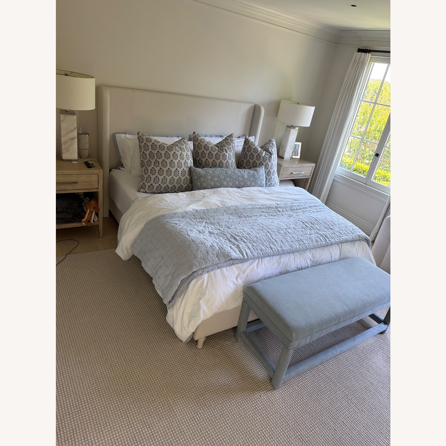 Contemporary King Bed - image-1