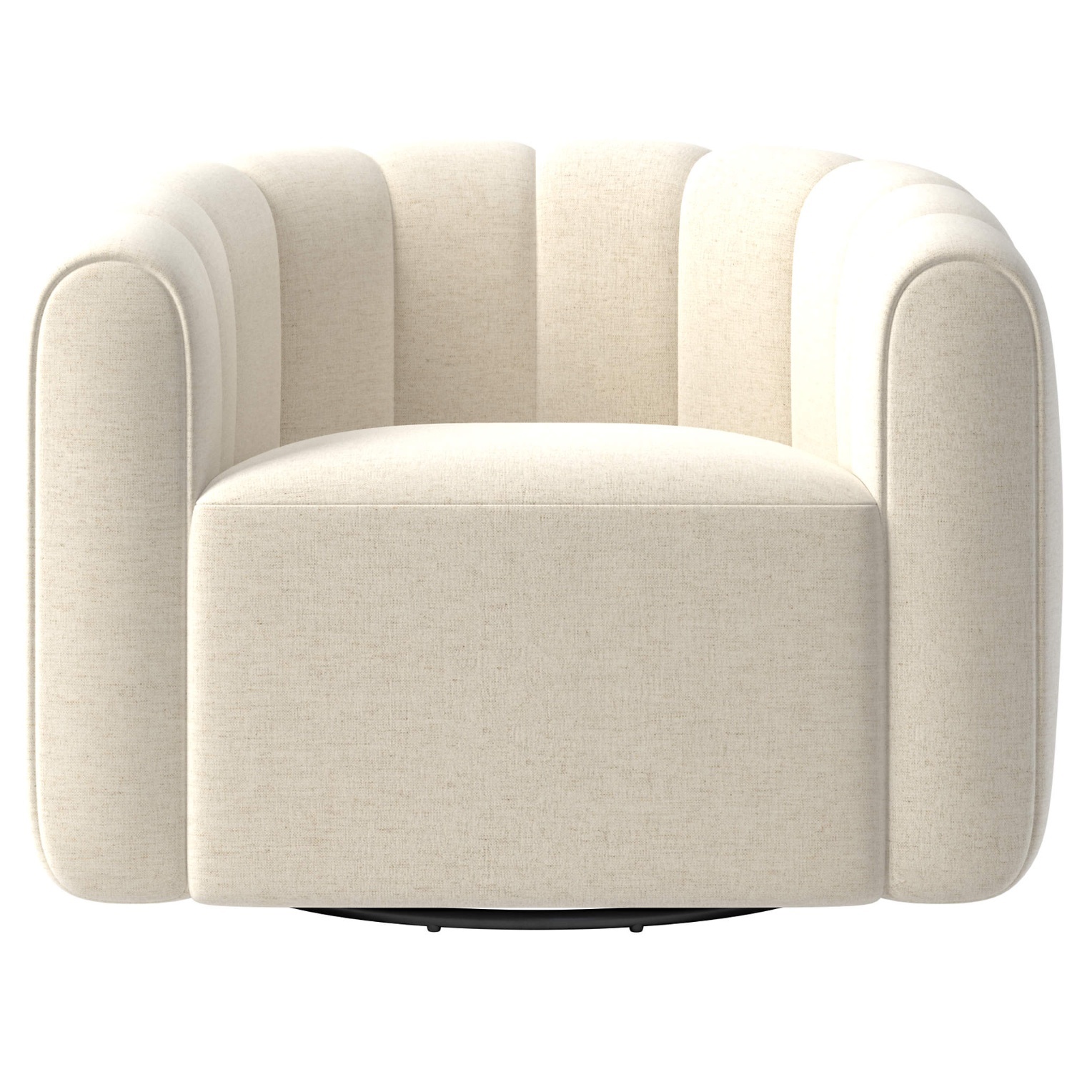 CB2 White Accent Chair - image-4