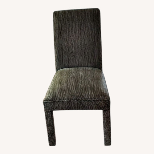 Used Set of 6 Fabric/Faux Velvet Dining Chairs for sale on AptDeco