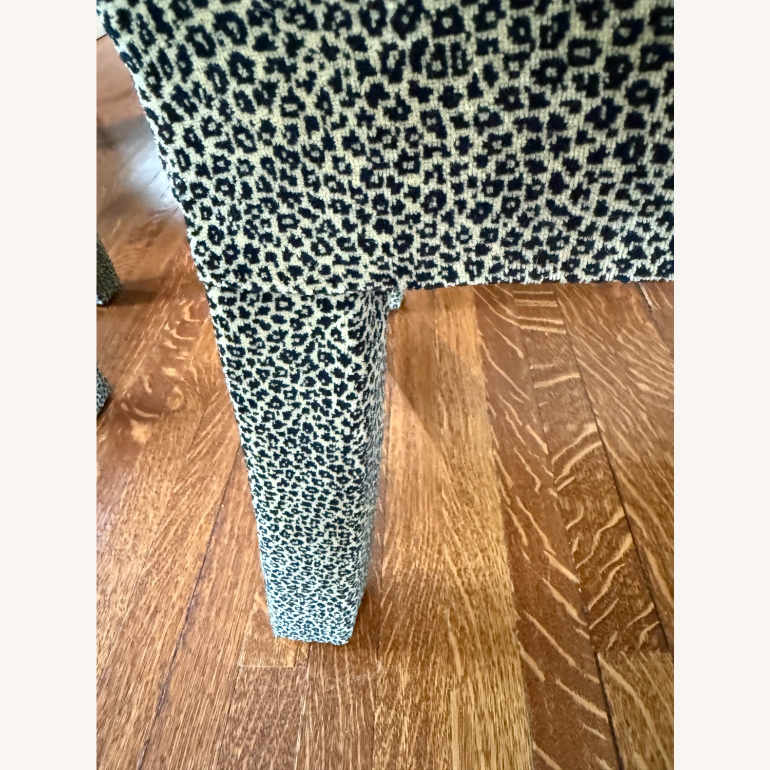 Set of 6 Fabric/Faux Velvet Dining Chairs - image-3