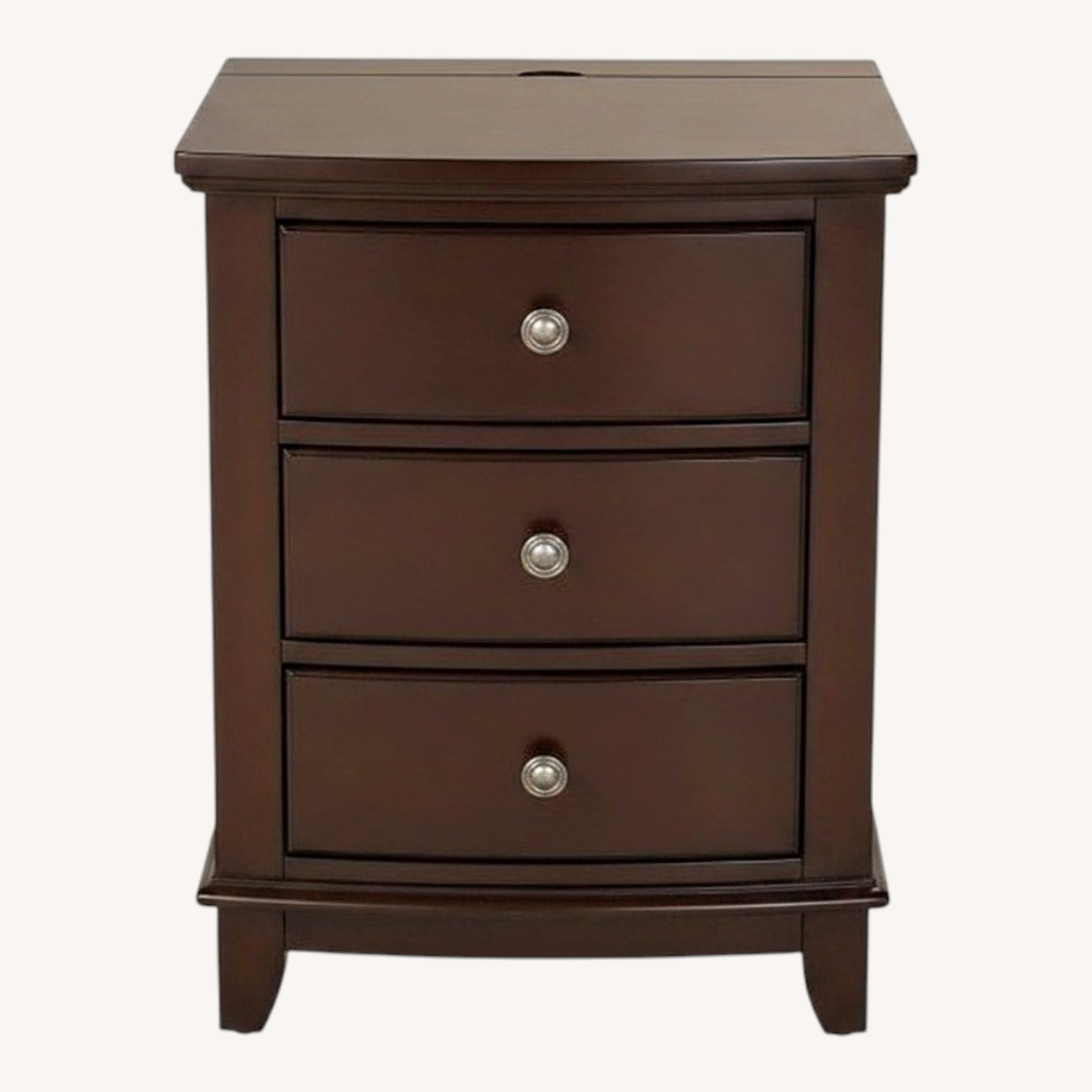 Dark Brown Kylie Nightstand - image-0