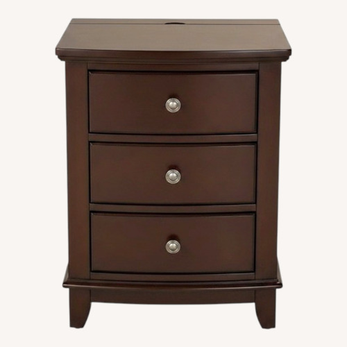 Used Dark Brown Kylie Nightstand for sale on AptDeco