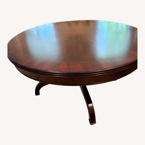 Used Broyhill Furniture Dark Brown Wood Coffee Table for sale on AptDeco