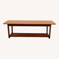 Vintage Mid Century Modern Teak Coffee Table