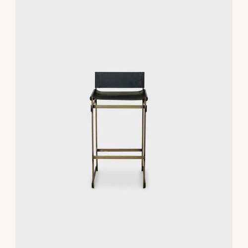 Used ATRA "Redo" Leather Counter Stools for sale on AptDeco