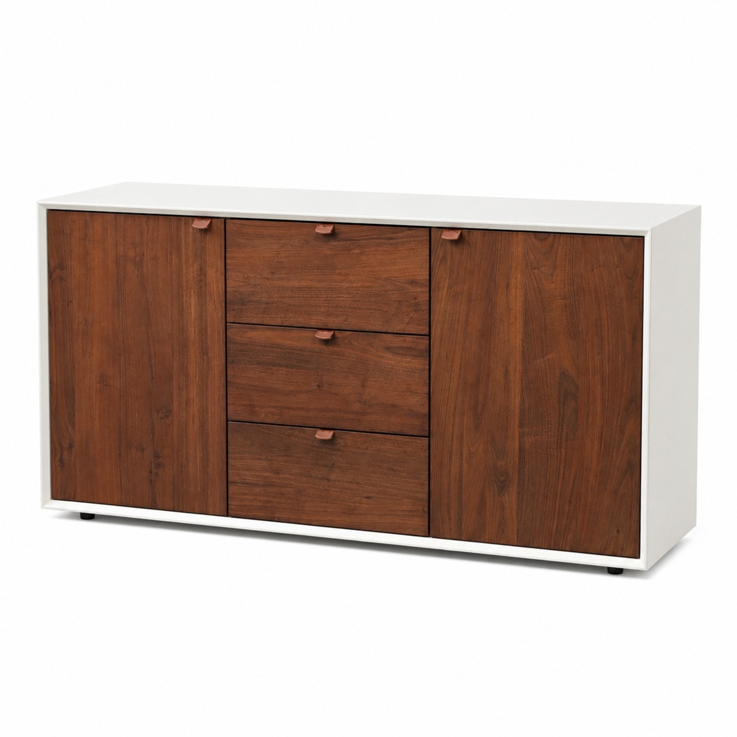 Organic Modernism Siena Walnut Wood Credenza - image-5