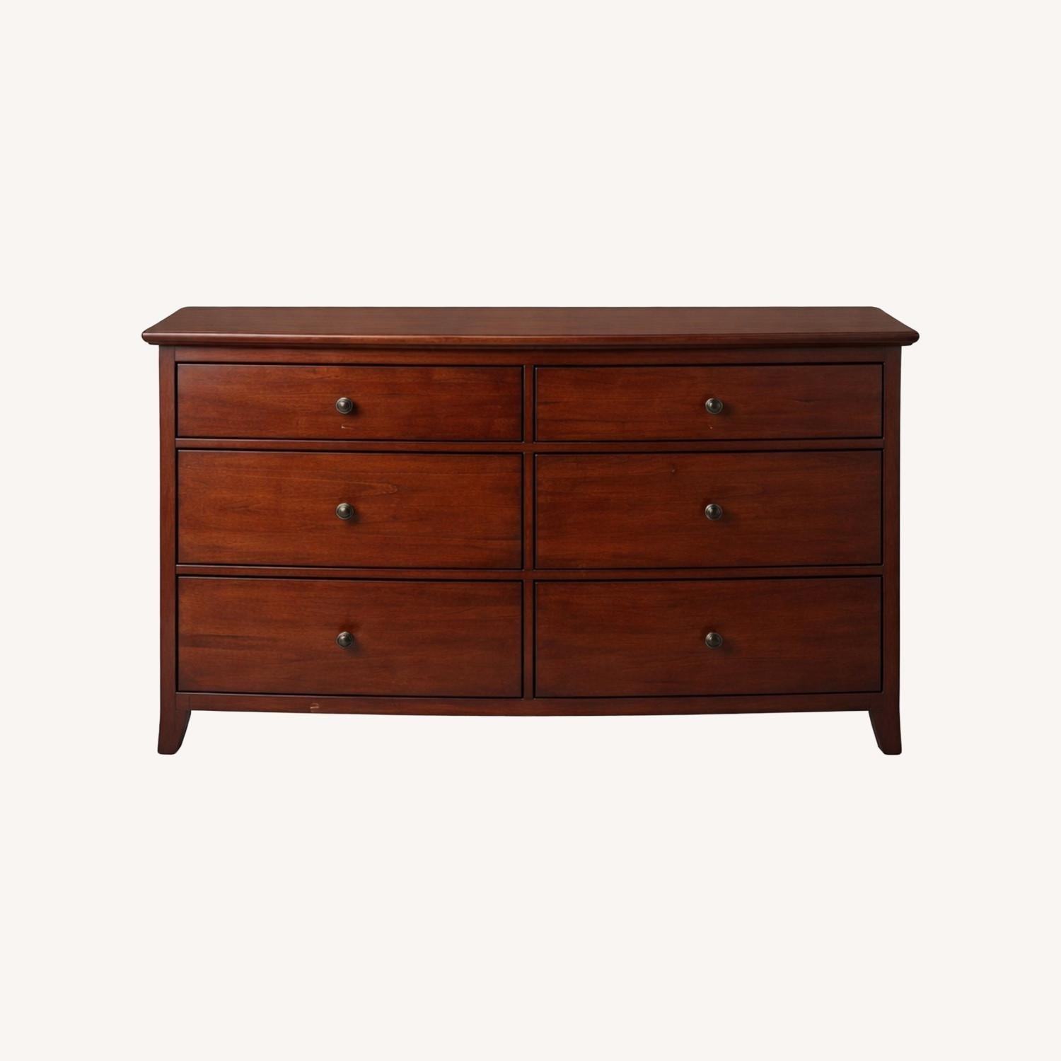 Pottery Barn Chloe Dark Brown Wood Dresser - image-5