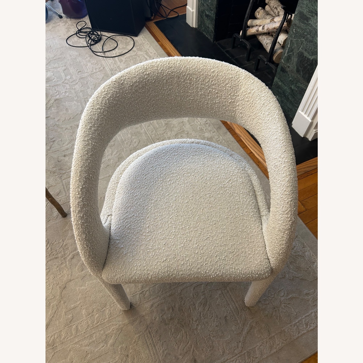 Anthropologie Bouclé Hagen Dining Chairs in Ivory  - image-2