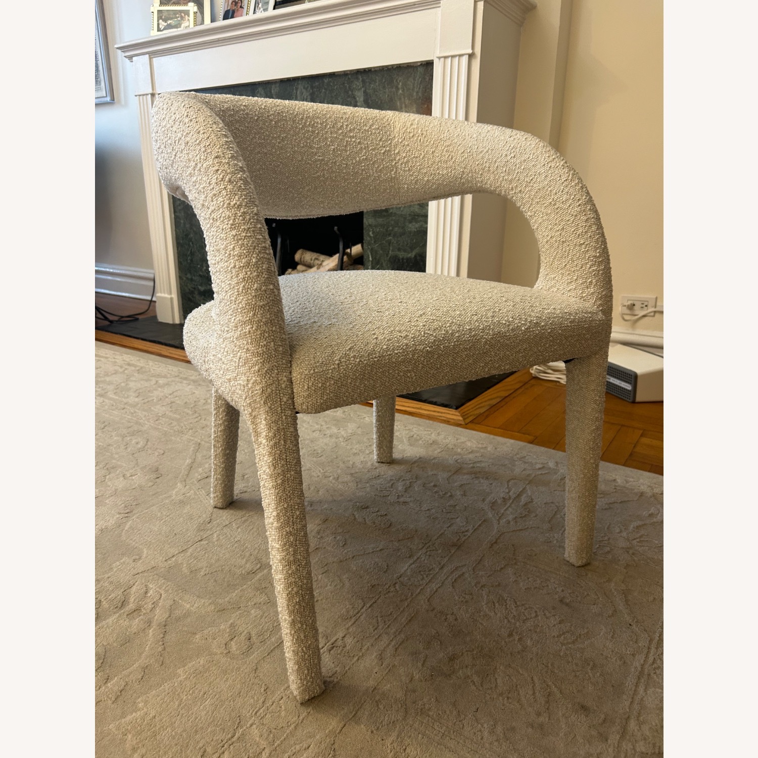 Anthropologie Bouclé Hagen Dining Chairs in Ivory  - image-5