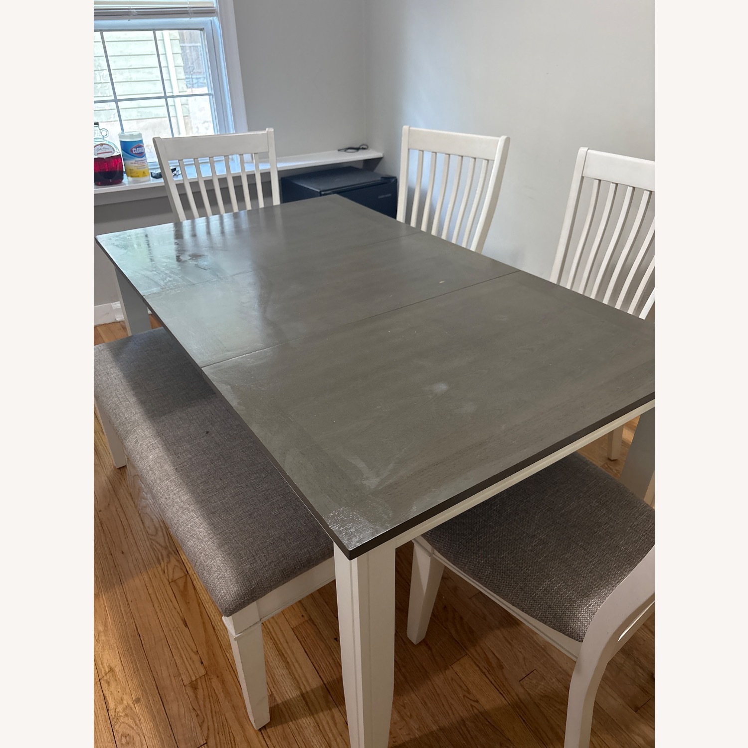Wooden Dining Table and Chairs - image-1