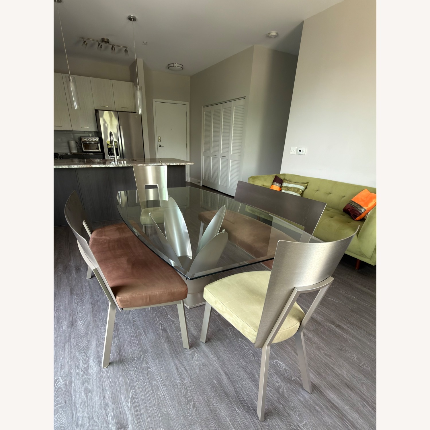 Elite Modern Glass Dining Set - image-2